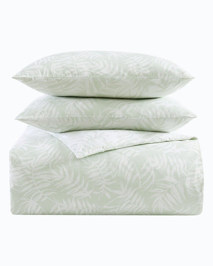 Art of Palms 3-Piece Full/Queen Comforter Set Green | Tommy Bahama Signature - Art of Palms 3-Piece Full/Queen Comforter Set