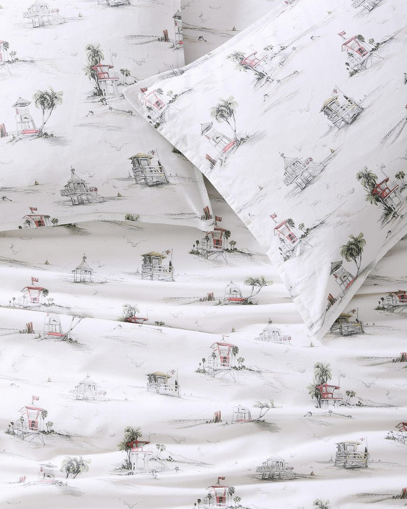 Beach Club 3-Piece Full/Queen Comforter Set Grey | Tommy Bahama Best Seller - Beach Club 3-Piece Full/Queen Comforter Set