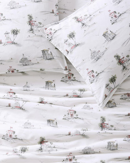 Beach Club 3-Piece Full/Queen Comforter Set Grey | Tommy Bahama Best Seller - Beach Club 3-Piece Full/Queen Comforter Set