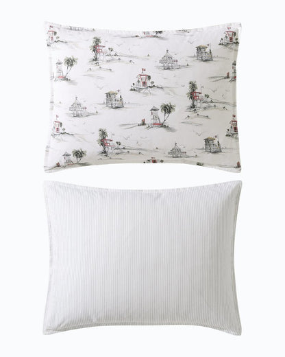 Beach Club 3-Piece Full/Queen Comforter Set Grey | Tommy Bahama Best Seller - Beach Club 3-Piece Full/Queen Comforter Set