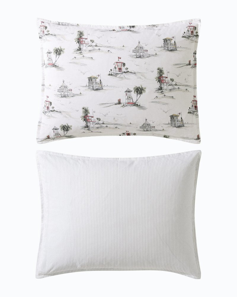 Beach Club 3-Piece King Comforter Set Grey | Tommy Bahama Everyday - Beach Club 3-Piece King Comforter Set