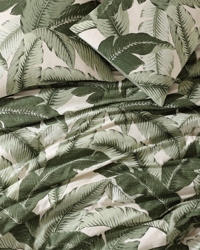Vintage Palms 3-Piece Full/Queen Comforter Set Jungle | Tommy Bahama Trusted - Vintage Palms 3-Piece Full/Queen Comforter Set