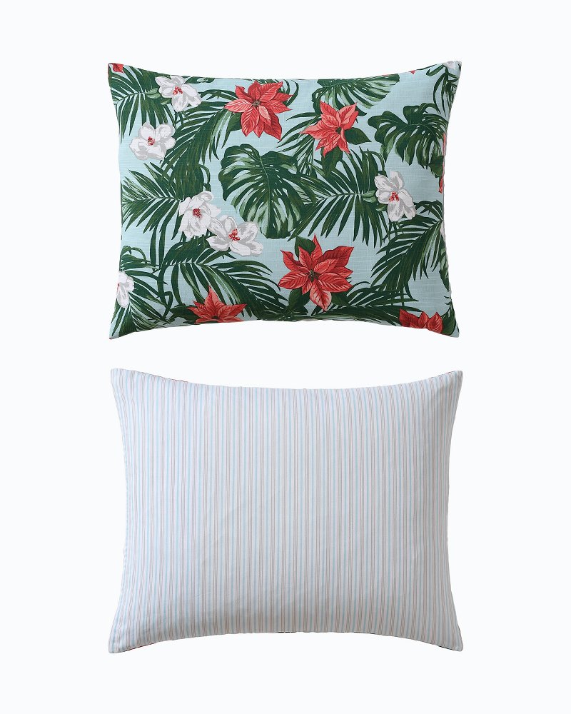 Festive Palms Reversible Full/Queen 3-Piece Comforter Set Multicolor | Tommy Bahama Sale - Festive Palms Reversible Full/Queen 3-Piece Comforter Set