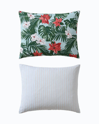 Festive Palms Reversible Full/Queen 3-Piece Comforter Set Multicolor | Tommy Bahama Sale - Festive Palms Reversible Full/Queen 3-Piece Comforter Set