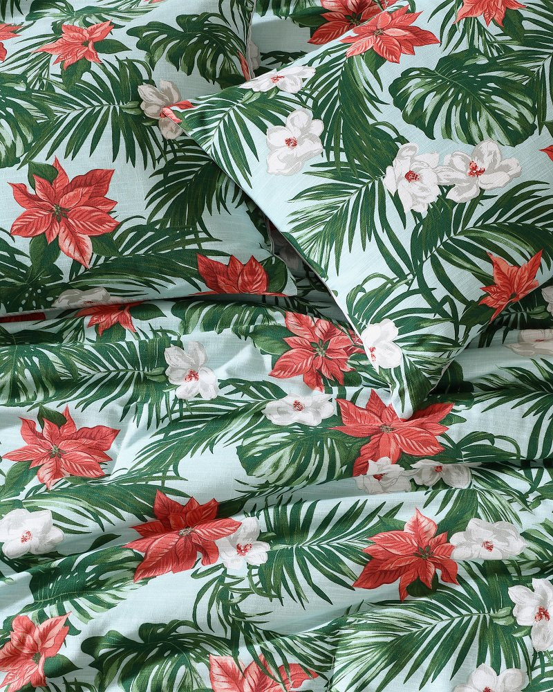 Festive Palms Reversible King 3-Piece Comforter Set Multicolor | Tommy Bahama Customer Favorite - Festive Palms Reversible King 3-Piece Comforter Set