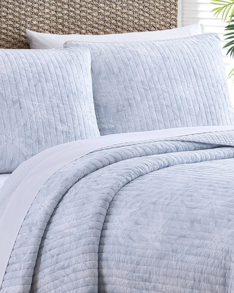 Makena 3-Piece King Quilt Set Blue | Tommy Bahama Exclusive - Makena 3-Piece King Quilt Set