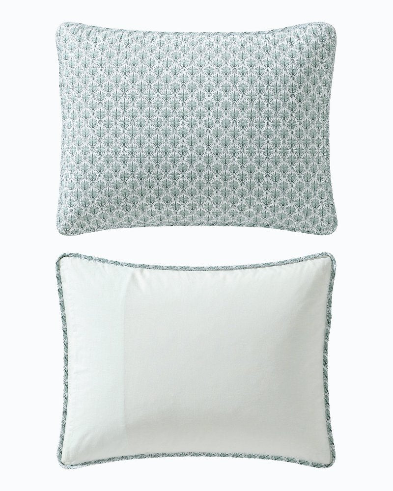 Coastal Batik 3-Piece Full/Queen Quilt Set Spring Green | Tommy Bahama Discount - Coastal Batik 3-Piece Full/Queen Quilt Set
