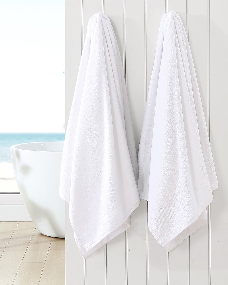 Island Retreat 2-Piece Bath Sheet Set White | Tommy Bahama Recommended - Island Retreat 2-Piece Bath Sheet Set