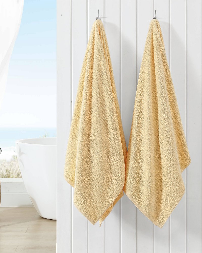 Northern Pacific 2-Piece Bath Towel Set Yellow | Tommy Bahama Essential - Northern Pacific 2-Piece Bath Towel Set