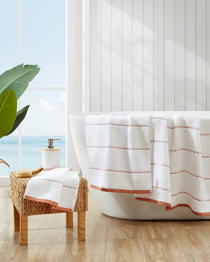 Ridley Clay 3-Piece Towel Set Clay | Tommy Bahama Value - Ridley Clay 3-Piece Towel Set