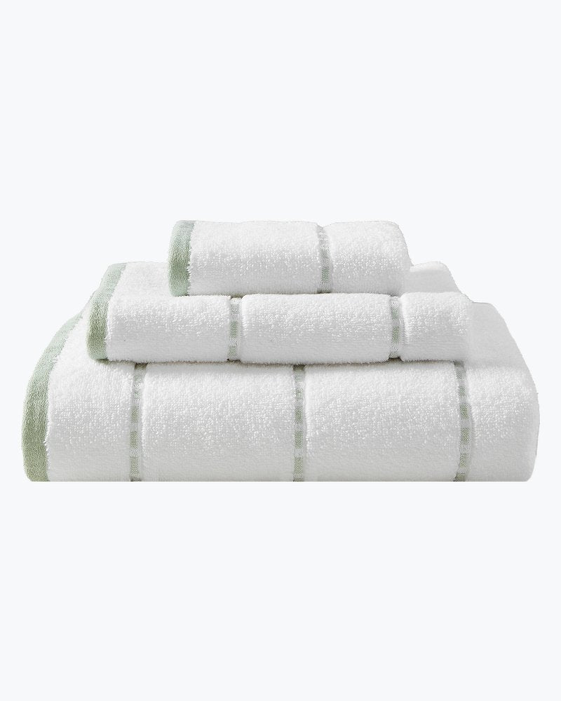 Ridley Green 3-Piece Towel Set Green | Tommy Bahama Trusted - Ridley Green 3-Piece Towel Set