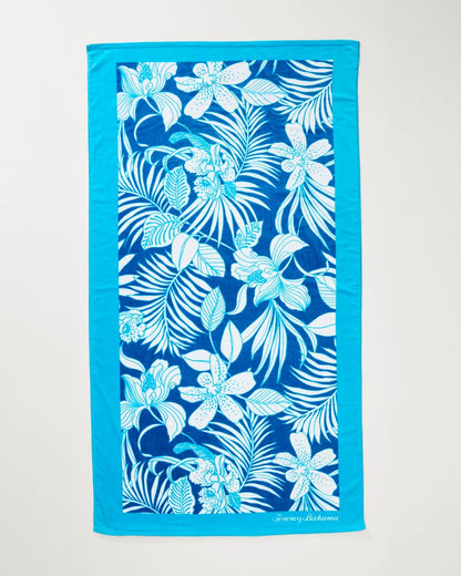 High Tide Hangout & Island Cays Blooms Beach Towels — Set of 2 Multicolor | Tommy Bahama Classic - High Tide Hangout & Island Cays Blooms Beach Towels — Set of 2