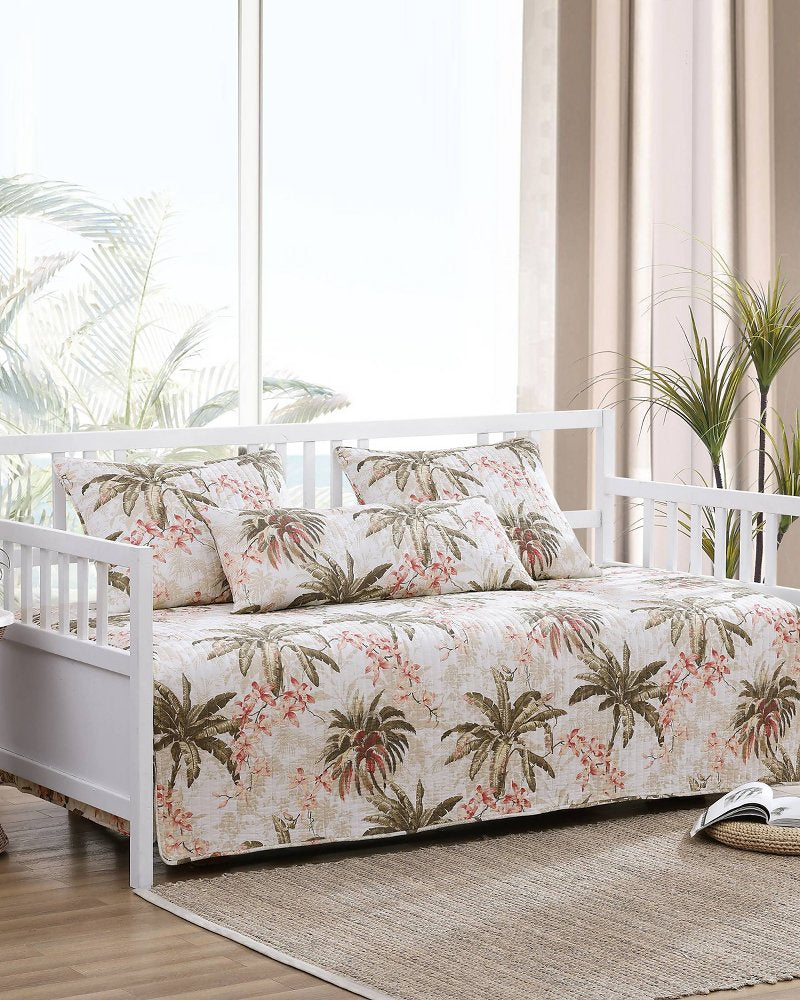 Bonny Cove 4-Piece Twin Quilt Daybed Cover Set Coconut | Tommy Bahama Hot Sale - Bonny Cove 4-Piece Twin Quilt Daybed Cover Set