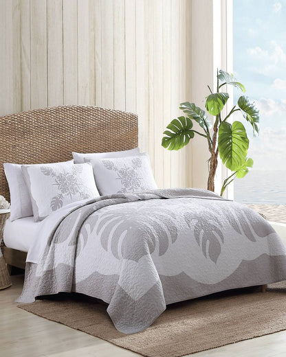 Molokai King Quilt Grey | Tommy Bahama Latest - Molokai King Quilt