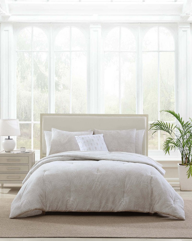 Art Of Palms 8-Piece King Bed Set Beige | Tommy Bahama Great Value - Art Of Palms 8-Piece King Bed Set
