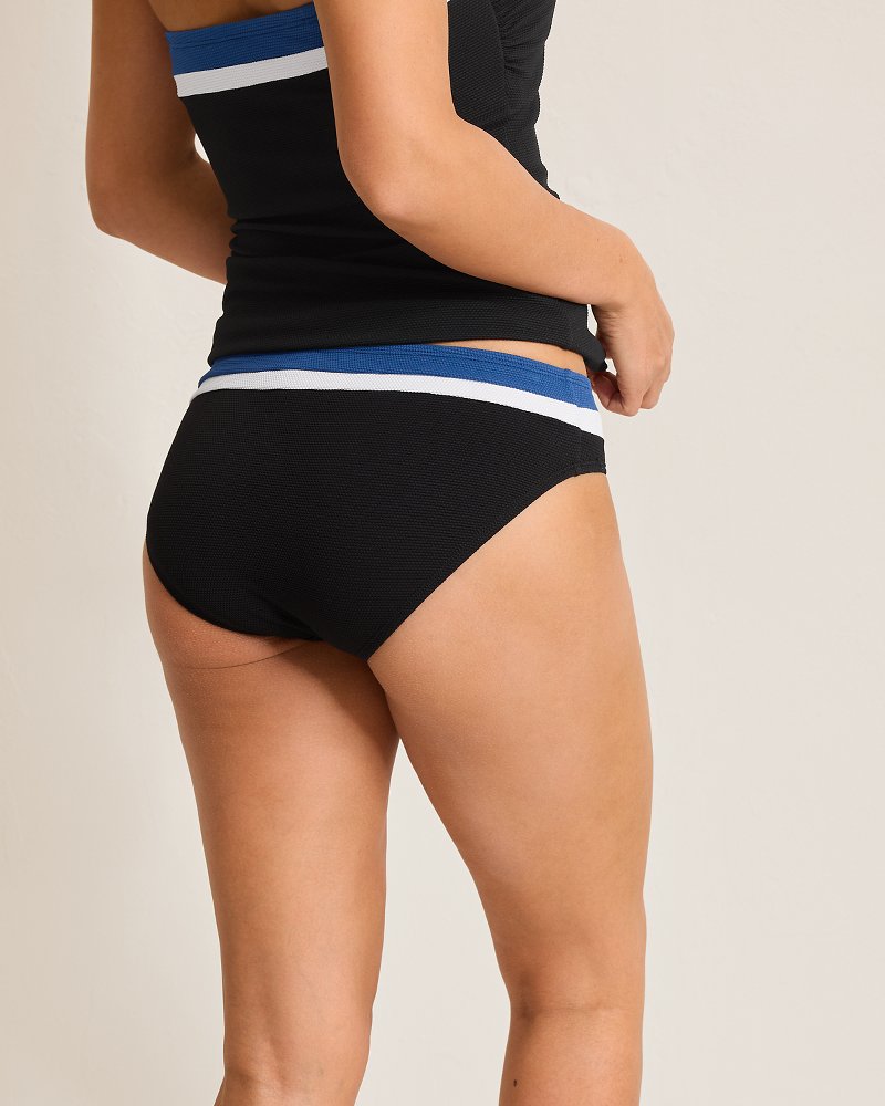 Island Cays Colorblock Hipster Bikini Bottoms Indigo Tide | Tommy Bahama New - Island Cays Colorblock Hipster Bikini Bottoms
