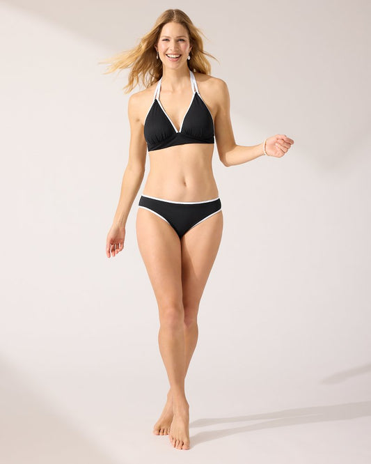 Island Cays Cabana Hipster Bikini Bottoms Black | Tommy Bahama Sale - Island Cays Cabana Hipster Bikini Bottoms