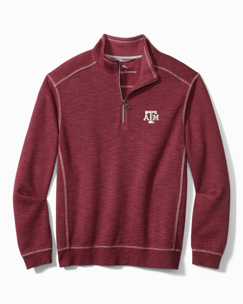 Collegiate Tobago Bay Half-Zip Sweatshirt texas_a&m | Tommy Bahama Deals - Collegiate Tobago Bay Half-Zip Sweatshirt