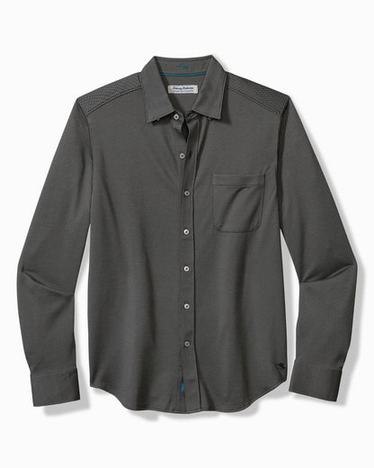 San Lucio Knit Stretch Shirt Coal | Tommy Bahama Featured - San Lucio Knit Stretch Shirt