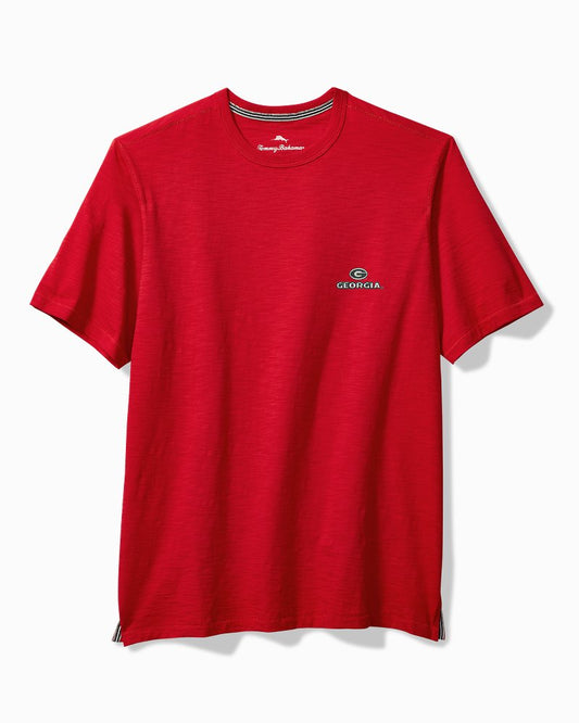 Collegiate Bali Beach Crew T-Shirt Georgia | Tommy Bahama Latest - Collegiate Bali Beach Crew T-Shirt