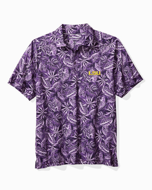 Collegiate Tropical Score Polo LSU | Tommy Bahama Essential - Collegiate Tropical Score Polo