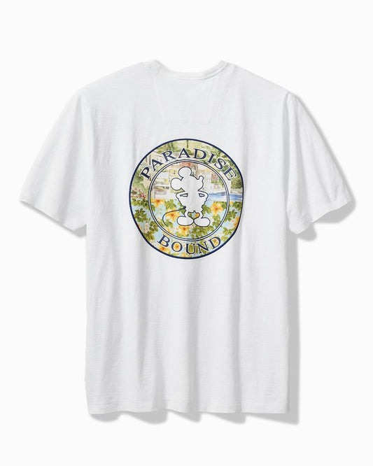 Disney Paradise Bound Short-Sleeve Lux T-Shirt White | Tommy Bahama Value - Disney Paradise Bound Short-Sleeve Lux T-Shirt