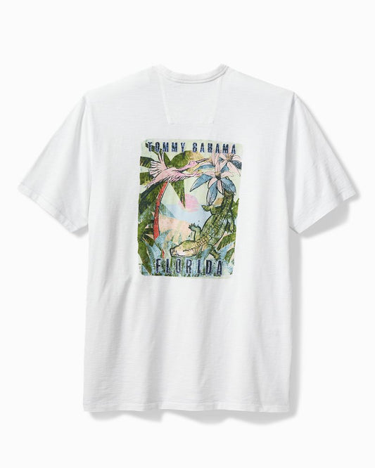 Later Gator Short-Sleeve Lux T-Shirt White | Tommy Bahama Discount - Later Gator Short-Sleeve Lux T-Shirt