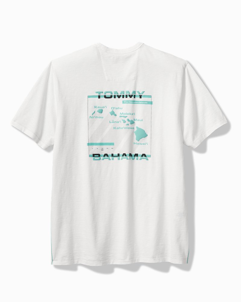 Island Destination Short-Sleeve Lux T-Shirt White | Tommy Bahama Smart Buy - Island Destination Short-Sleeve Lux T-Shirt