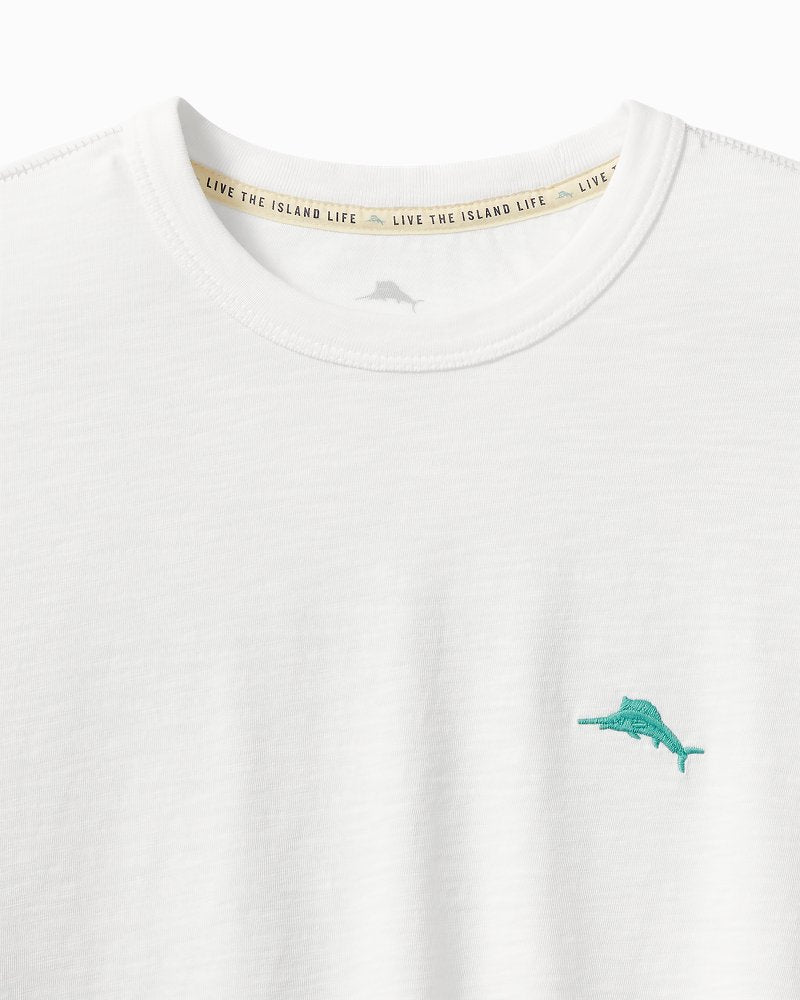 Island Destination Short-Sleeve Lux T-Shirt White | Tommy Bahama Smart Buy - Island Destination Short-Sleeve Lux T-Shirt