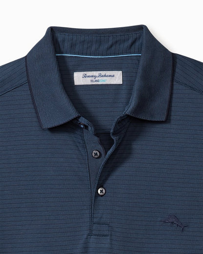 Bay Stripe IslandZone® Polo Ocean Deep | Tommy Bahama Smart Buy - Bay Stripe IslandZone® Polo