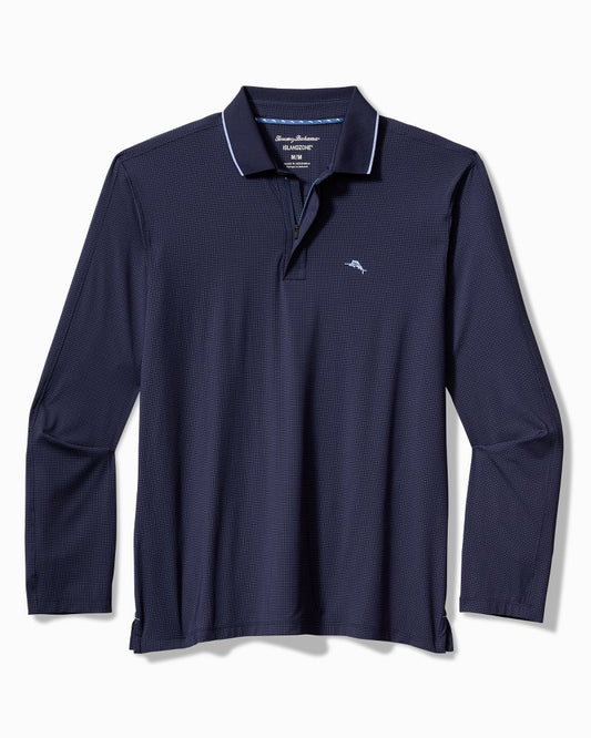 Palm Desert Fairway IslandZone® Long-Sleeve Polo Aleutian Night | Tommy Bahama Latest - Palm Desert Fairway IslandZone® Long-Sleeve Polo