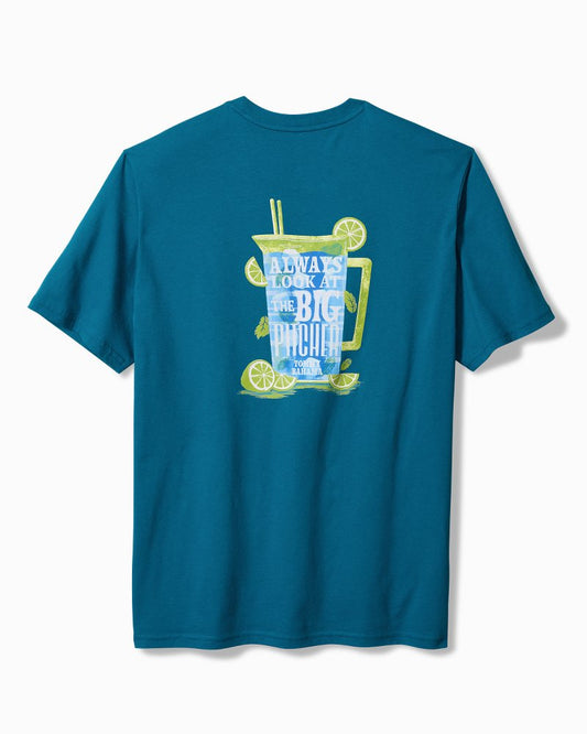 Always Look at the Big Pitcher Graphic T-Shirt Blue Allure | Tommy Bahama Great Value - Always Look at the Big Pitcher Graphic T-Shirt