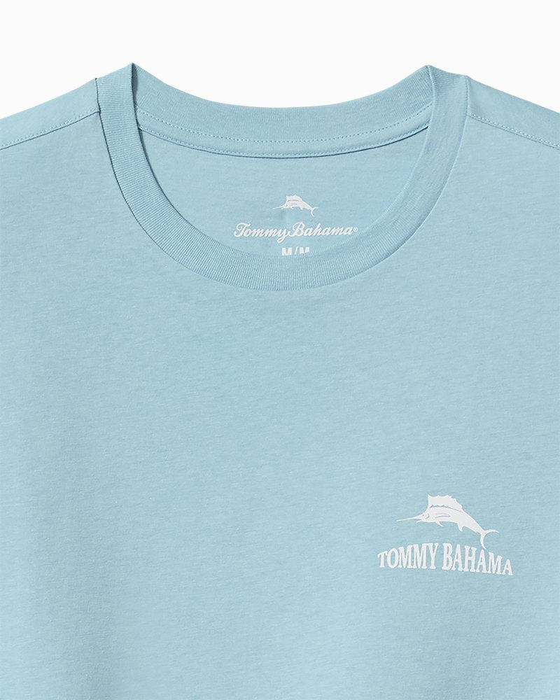 Shark Dressed Man Graphic T-Shirt Blue Stream | Tommy Bahama Recommended - Shark Dressed Man Graphic T-Shirt