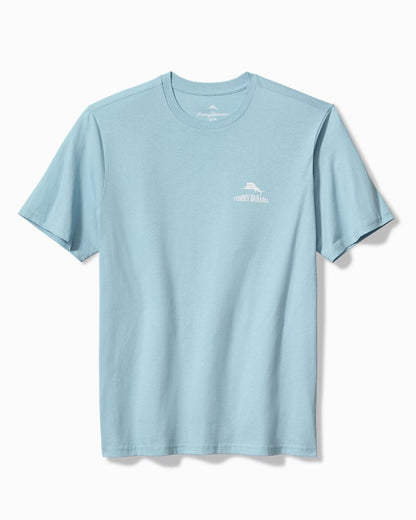 Shark Dressed Man Graphic T-Shirt Blue Stream | Tommy Bahama Recommended - Shark Dressed Man Graphic T-Shirt
