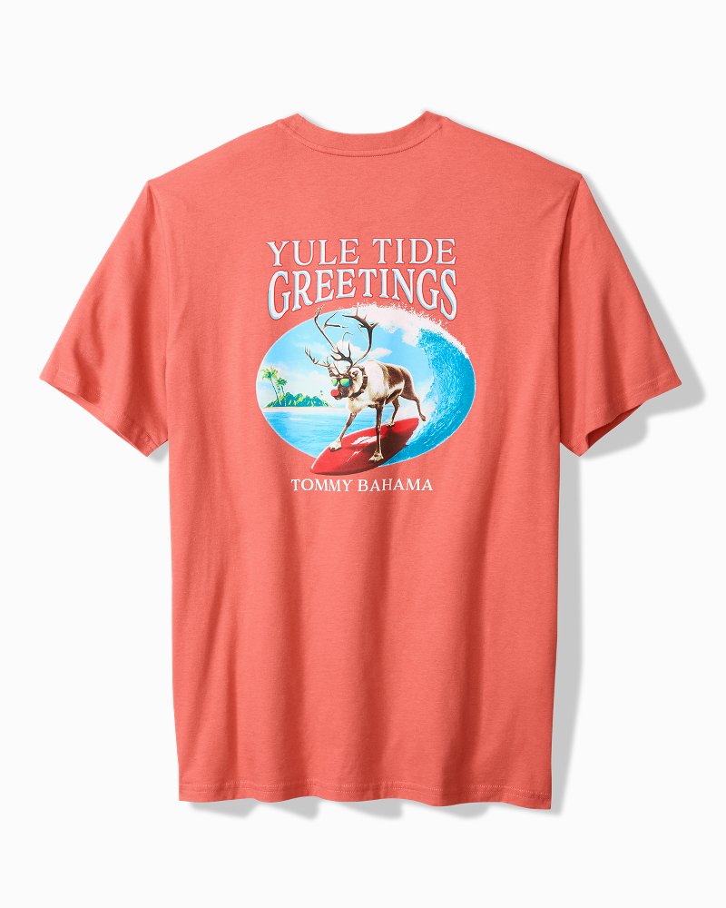 Yule Tide Greetings Graphic T-Shirt Red Ginger | Tommy Bahama Sale - Yule Tide Greetings Graphic T-Shirt