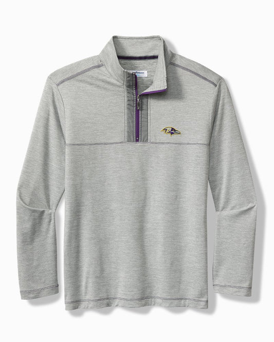 NFL High Score Half-Zip IslandZone® Sweatshirt baltimore_ravens | Tommy Bahama Essential - NFL High Score Half-Zip IslandZone® Sweatshirt