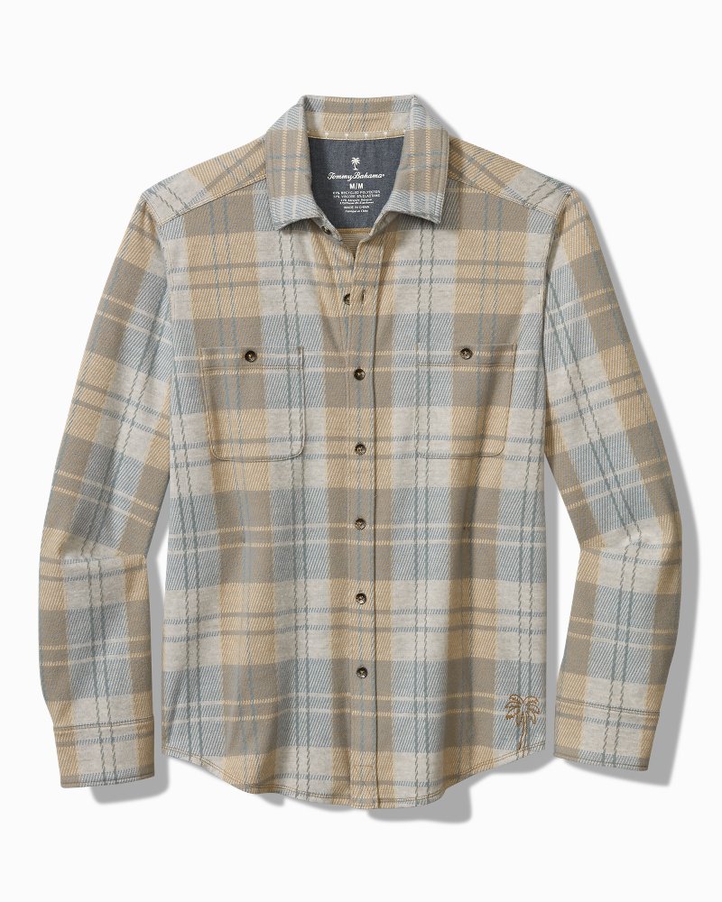 Fireside Modesto Stretch Flannel Shirt Wind's Breath | Tommy Bahama Special Offer - Fireside Modesto Stretch Flannel Shirt