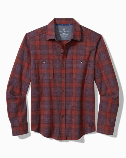 Fireside San Miguel Stretch Flannel Shirt Rhododendron | Tommy Bahama Popular - Fireside San Miguel Stretch Flannel Shirt