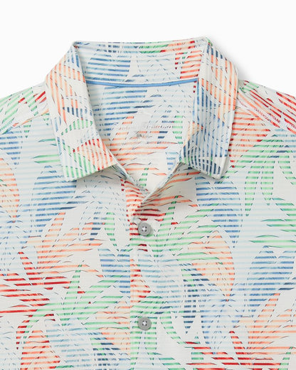 Costa Wave Canopy IslandZone® Short-Sleeve Shirt Vacation Blue | Tommy Bahama Exclusive - Costa Wave Canopy IslandZone® Short-Sleeve Shirt