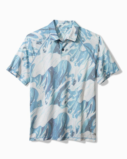 Rising Tides IslandZone® Polo Banff Blue | Tommy Bahama Top Pick - Rising Tides IslandZone® Polo