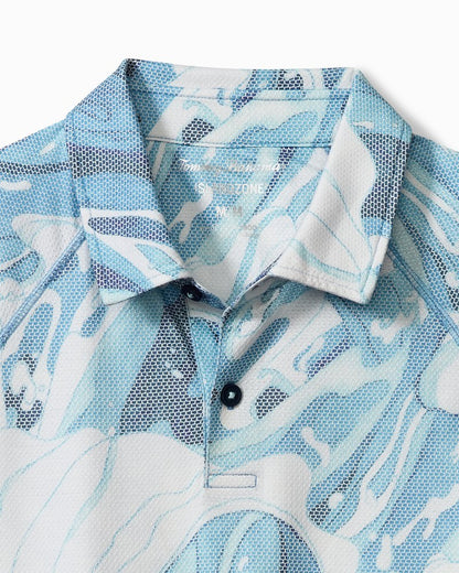 Rising Tides IslandZone® Polo Banff Blue | Tommy Bahama Top Pick - Rising Tides IslandZone® Polo