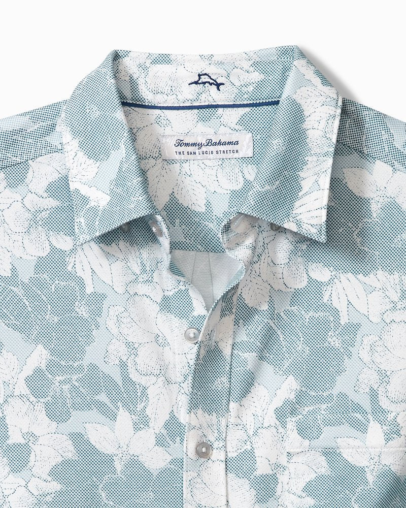 San Lucio Cali Blooms Knit Stretch Shirt Seven Seas | Tommy Bahama Special Offer - San Lucio Cali Blooms Knit Stretch Shirt