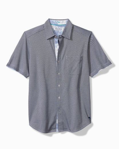 San Lucio Cali Blooms Happy Hour Knit Stretch Shirt Bering Blue | Tommy Bahama Recommended - San Lucio Cali Blooms Happy Hour Knit Stretch Shirt