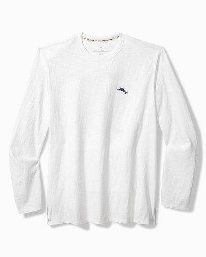 Feelin' Festive Long-Sleeve Lux T-Shirt White | Tommy Bahama Exclusive - Feelin' Festive Long-Sleeve Lux T-Shirt