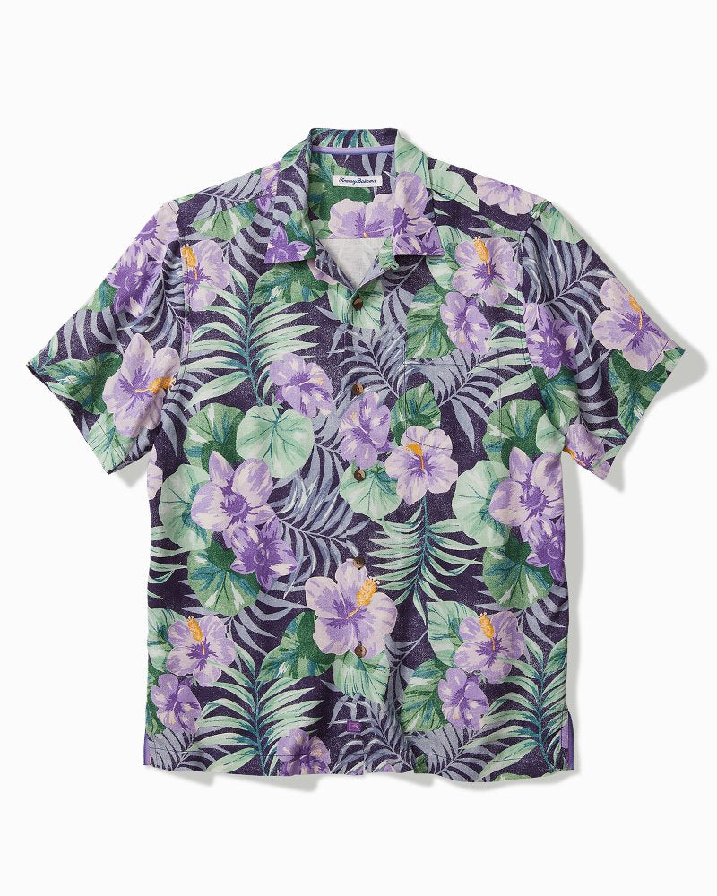 Fridas Garden Silk Camp Shirt Coastline | Tommy Bahama Popular - Fridas Garden Silk Camp Shirt