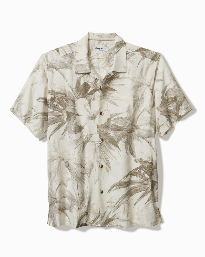Flora Oasis IslandZone® Camp Shirt Pure Khaki | Tommy Bahama Customer Favorite - Flora Oasis IslandZone® Camp Shirt