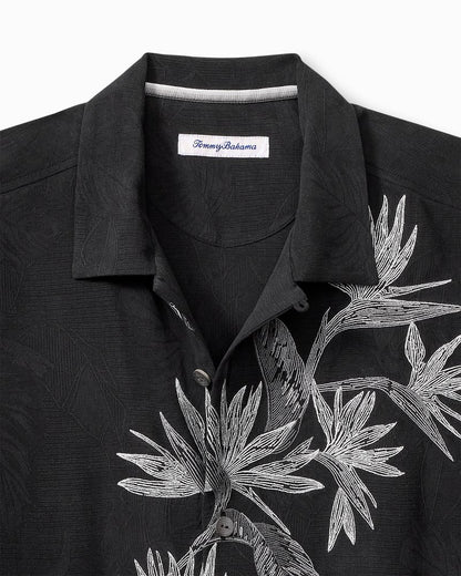 Across Paradise Silk Camp Shirt Black | Tommy Bahama Deals - Across Paradise Silk Camp Shirt