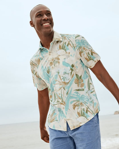 Bahama Coast Jungle Haven IslandZone® Shirt Warm Mist | Tommy Bahama Classic - Bahama Coast Jungle Haven IslandZone® Shirt