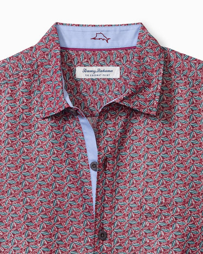 Coconut Point Beachcomber Geo IslandZone® Camp Shirt After Dark | Tommy Bahama Value - Coconut Point Beachcomber Geo IslandZone® Camp Shirt