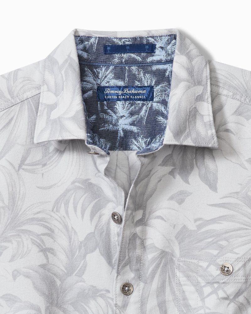 Canyon Beach Durango Palms Stretch Flannel Shirt Micro Chip | Tommy Bahama Deals - Canyon Beach Durango Palms Stretch Flannel Shirt